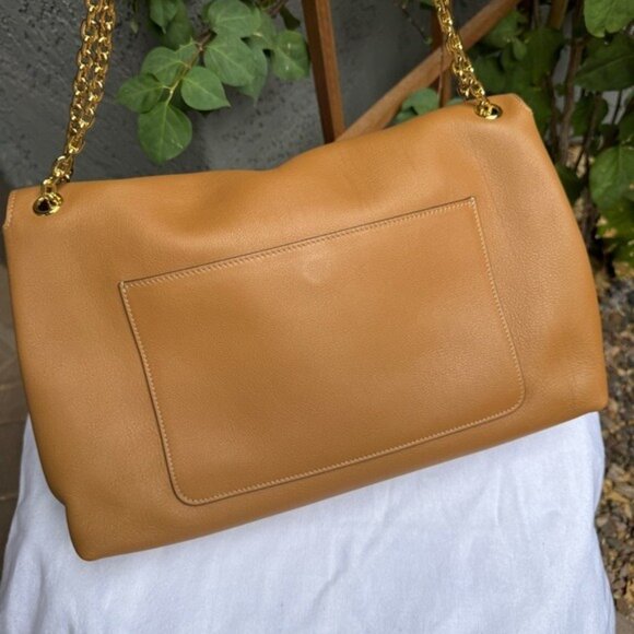 Prada Doux Extra Large Caramel Leather Shoulder Bag - Picture 5 of 16